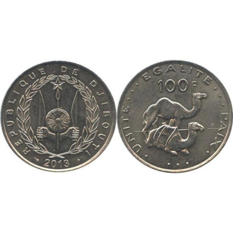 Djibouti Джибути 100 Francs 2013 UNC