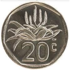 Монета 20 млн. 2024 рік, ПАР.