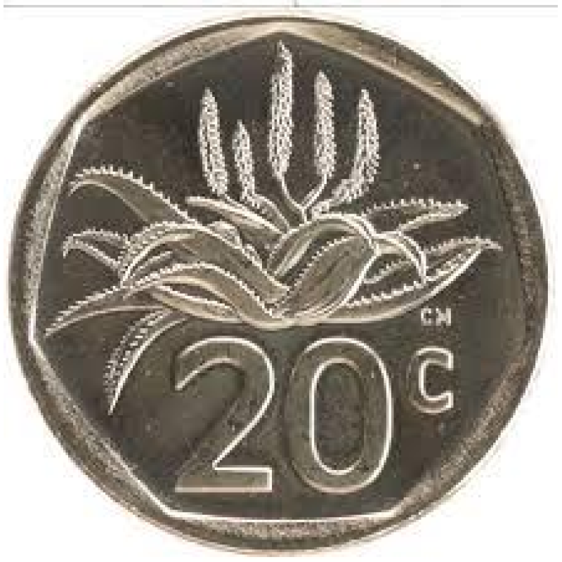 Монета 20 млн. 2024 рік, ПАР. Монета 20 млн. 2024 рік, ПАР.