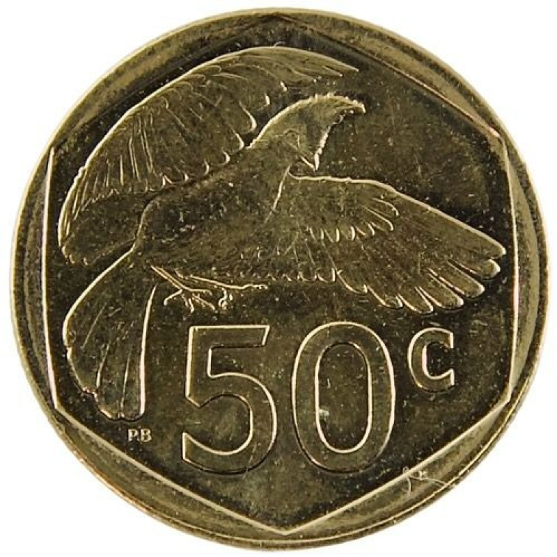 Монета 50 млн. 2024 рік, ПАР. Монета 50 млн. 2024 рік, ПАР.