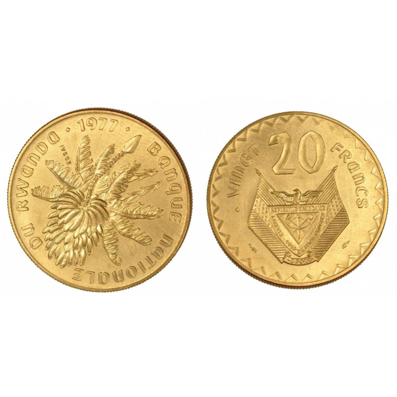 Руанда 20 прототипів 1977