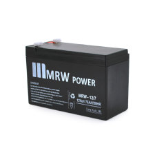 Акумуляторна батарея Mervesan MRW-12/7L 12 V 7 Ah ( 150 x 65 x 95 (100) ), 1.65 kg BLACK, Q8/672