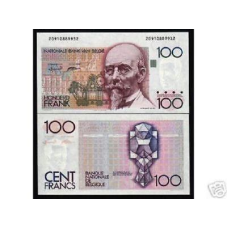 Бельгия / Belgium 100 Francs (1982-94) Pick 142a aUNC – UNC