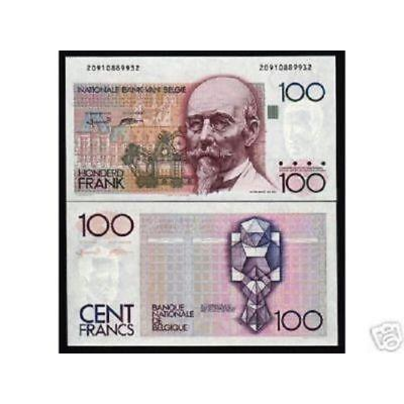 Бельгия / Belgium 100 Francs (1982-94) Pick 142a aUNC – UNC Бельгия / Belgium 100 Francs (1982-94) Pick 142a aUNC – UNC