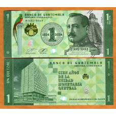 Гватемала / Guatemala 1 Quetzal 2024 Pick 129 UNC Commemorative