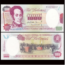 Венесуела/Венесуела/Venezuela 1000 bolivares 1998 Pick 76c UNC