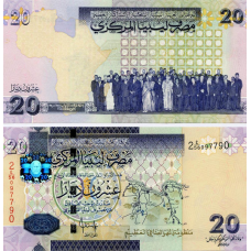 Лівія / Ливия 20 динар 2009р Р-74 UNC