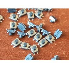 Тактова кнопка TST335-2.5, OFF-(ON), 4pin, 3х3.5х2.5мм, SMD, чорна