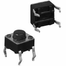 Тактова кнопка KFC-A06-4.3, OFF-(ON), 4pin, 6х6х4.3 мм, SMD