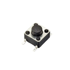 Тактова кнопка KFC-A06-4.3, OFF-(ON), 4pin, 6х6х4.3 мм, SMD