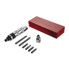 Викрутка ударно-поворотна MASTERTOOL TPR накладка з насадками 6 шт в кейсі 40-0150