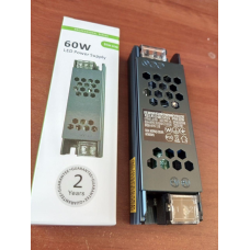 Блок живлення для LED 12V - 5 А - 60W IP20 МТК