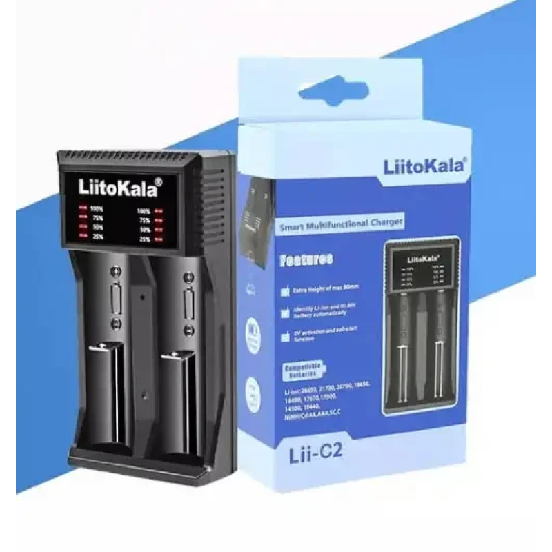 Зарядний пристрій LiitoKala Lii-C2 Зарядний пристрій LiitoKala Lii-C2