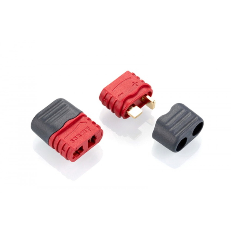 Гніздо живлення Amass T-Plug(F), 500В, 25А/50А, 2-х контактне, AWG12, червоне Гніздо живлення Amass T-Plug(F), 500В, 25А/50А, 2-х контактне, AWG12, червоне