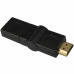 Переходник , штекер HDMI - гнездо HDMI, gold, поворотный на 360 градусов, пластик Переходник , штекер HDMI - гнездо HDMI, gold, поворотный на 360 градусов, пластик