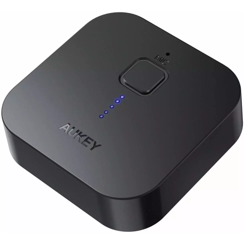 Bluetooth аудіоресивер + трансмітер BT-13, Black Бездротовий аудіомузикальний адаптер AUKEY Bluetooth Rece Bluetooth аудіоресивер + трансмітер BT-13, Black Бездротовий аудіомузикальний адаптер AUKEY Bluetooth Rece