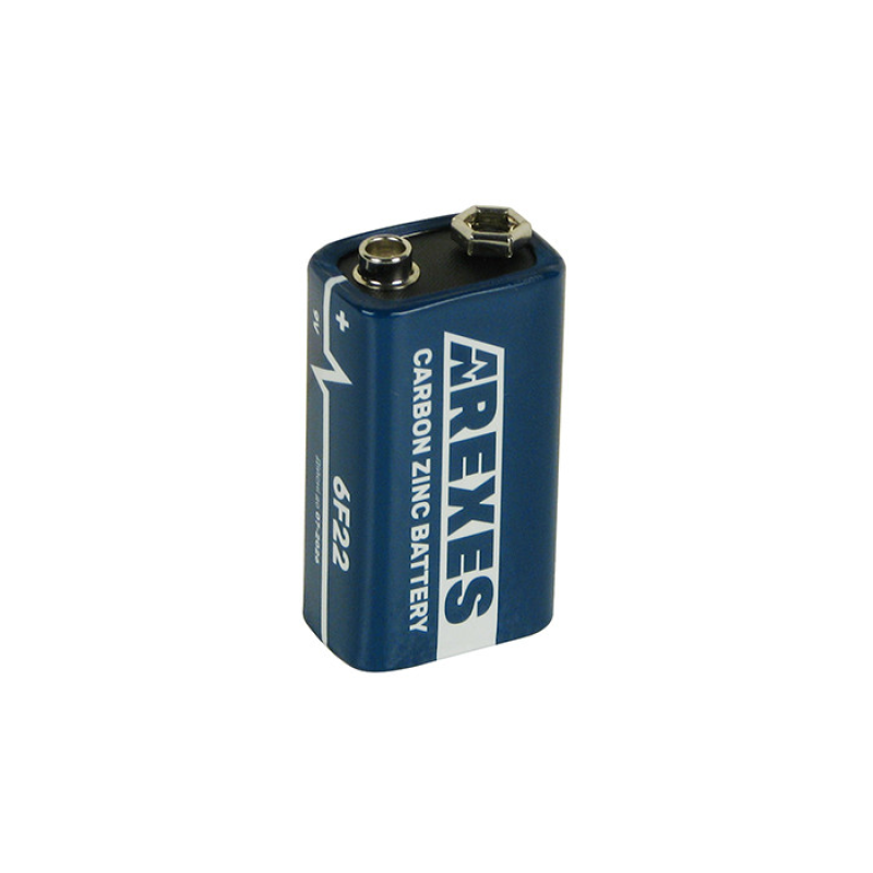 Батарейка 6F22/9V 1.5v Arexes цинк карбон (крона) Батарейка 6F22/9V 1.5v Arexes цинк карбон (крона)