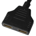 Перехідник , HDMI штекер - 2 гнізда HDMI, з шнуром 0,2 метра Перехідник , HDMI штекер - 2 гнізда HDMI, з шнуром 0,2 метра