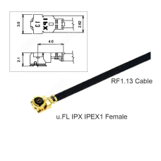 Кабель-перехідник RF CAB-RF-END-IPX/IPEX1/U.FL RG113-015