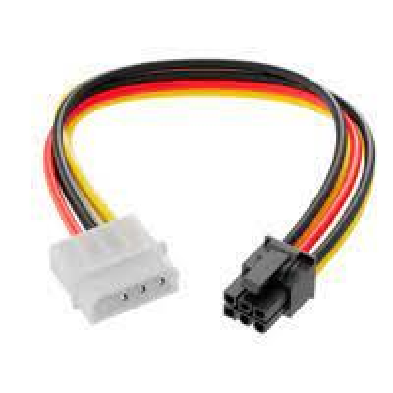 Кабель живлення для відеокарт (6pin- PCI-E), довжина 15см Кабель живлення для відеокарт (6pin- PCI-E), довжина 15см