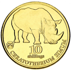 Біафра 10985ів 2020 UNC Носоріг