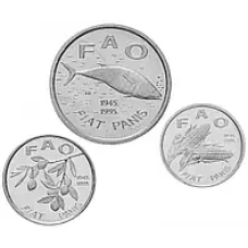 Хорватія набір монет 1995 (3 шт.) FAO
