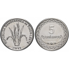 5 сентаво 2011 Східний Тимор UNC