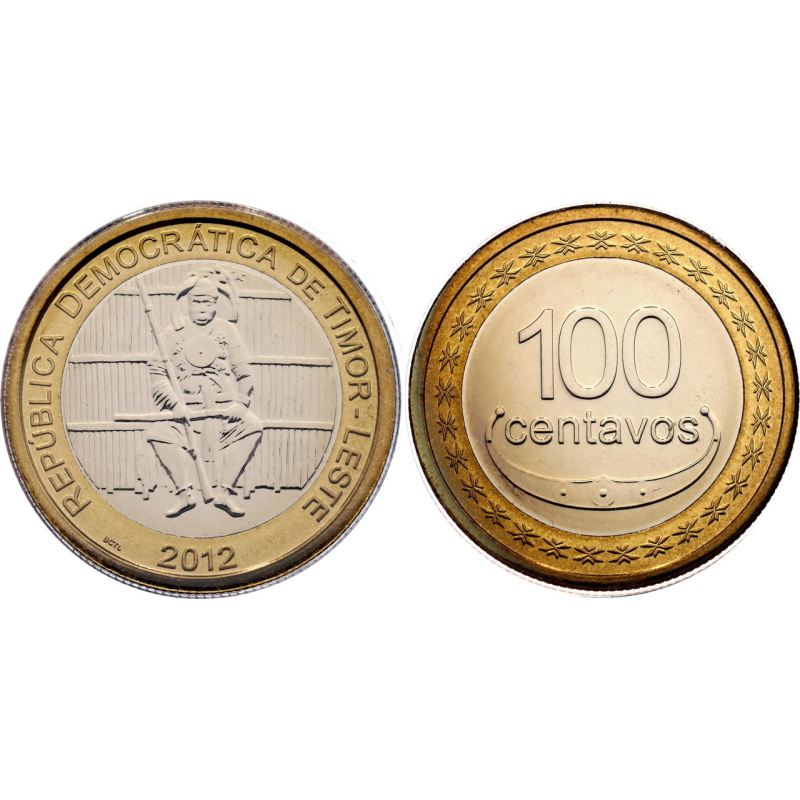 100 сентаво 2012, Восточный Тимор UNC