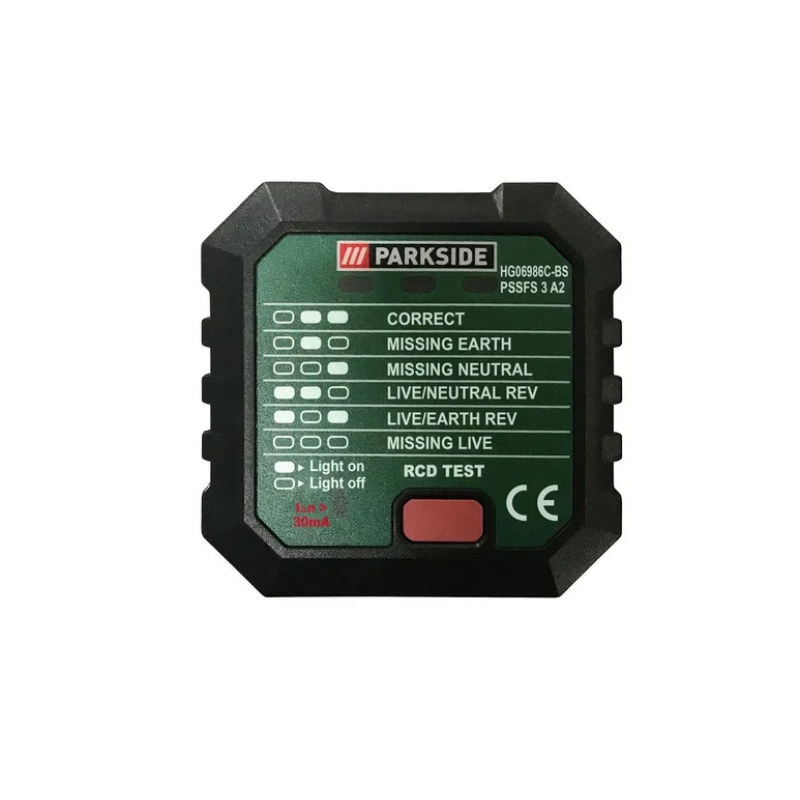 Тестер для розеток PARKSIDE PSSFS 3 A2 Німеччина.