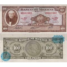 Мексика/Mexico 100 Pesos 1973 Pick 61i UNC