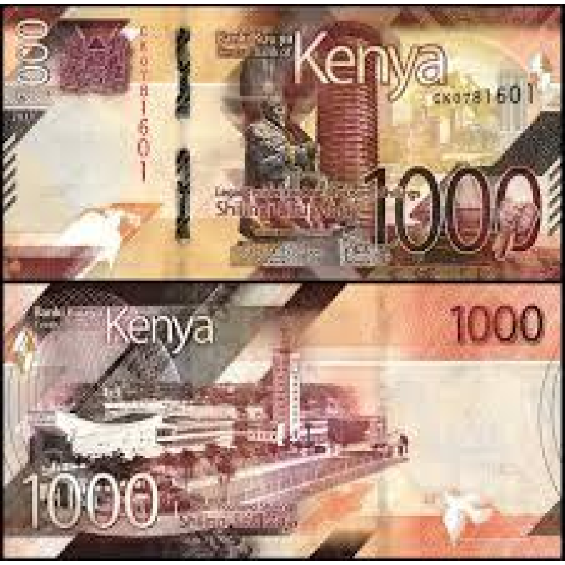 Кенія / Кения / Kenya 1000 shilings 2019 Pick 56 UNC
