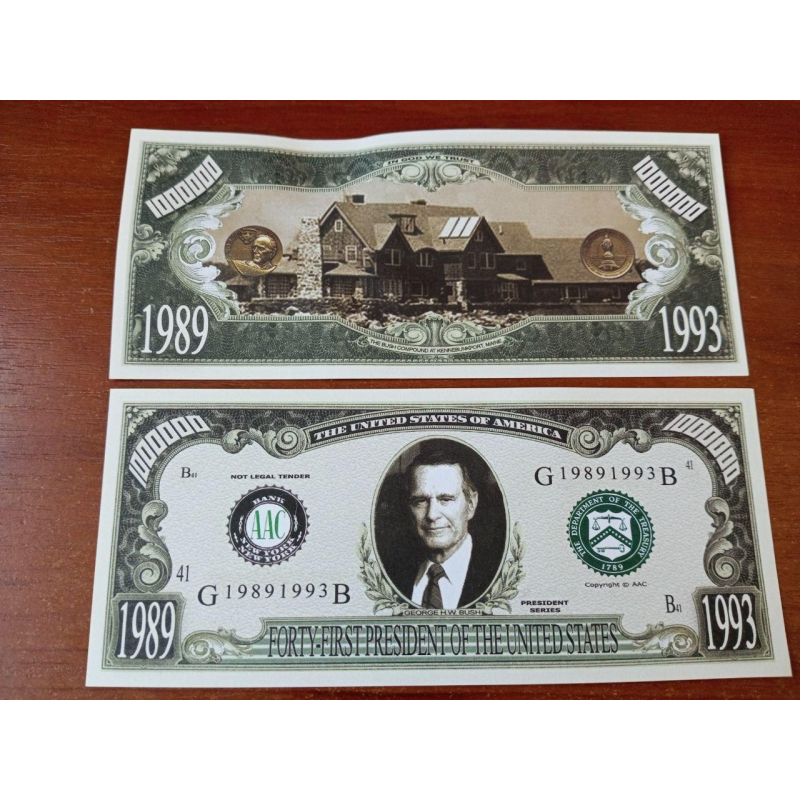 США ЗОРОК ПЕРШИЙ ПЕРЕГЛЯДЕНТ ДЖОРДЖ Г.В. БУШ 1989-1993 ФЕНТЕЗІ