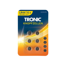 Батарейки таблетки LR 44 6 шт TRONIC Alkalines 1,5 V