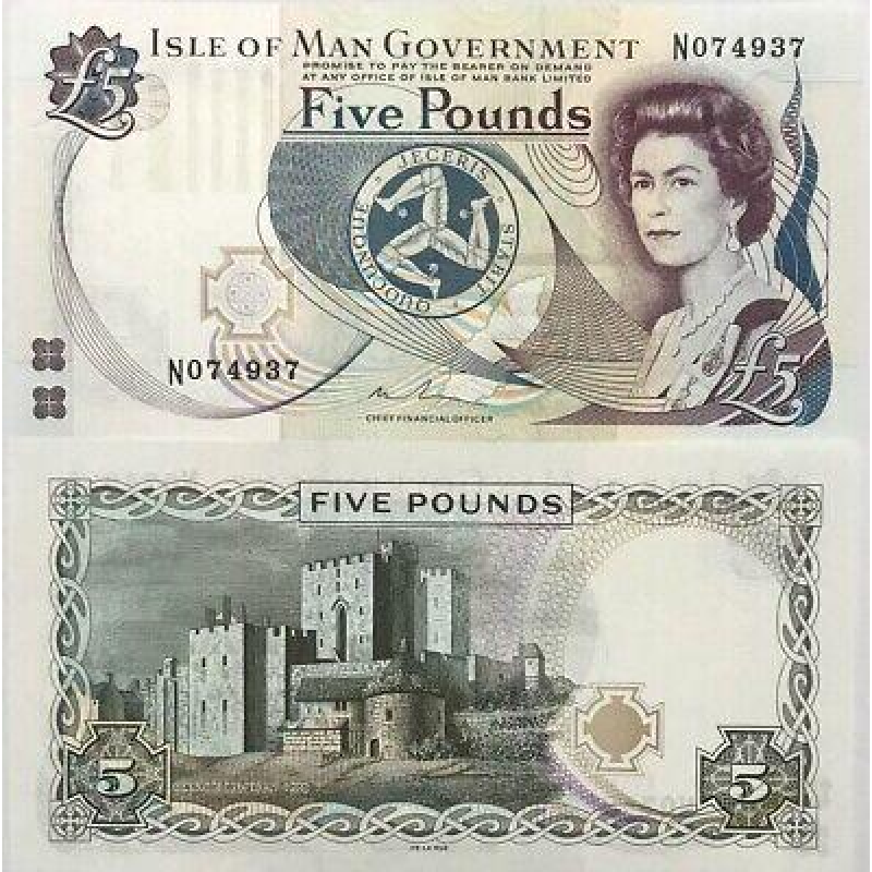 Острів Мен / Острів Мен/Isle of Man 5 Pounds (2015) Pick 48 UNC Острів Мен / Острів Мен/Isle of Man 5 Pounds (2015) Pick 48 UNC