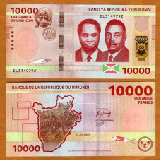 Бурунди / Burundi 10000 Francs 2022(2023) Pick NEW UNC