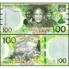 Лесото / Lesotho 100 maloti 2021 Pick 29 UNC(великий розмір)