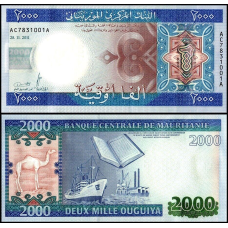 Мавританія / Мавритания / Mauritania 2000 Ouguiya 2011 Pick 20 UNC