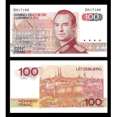 Люксембург / Luxembourg 100 Francs (1980) Pick 57а UNC
