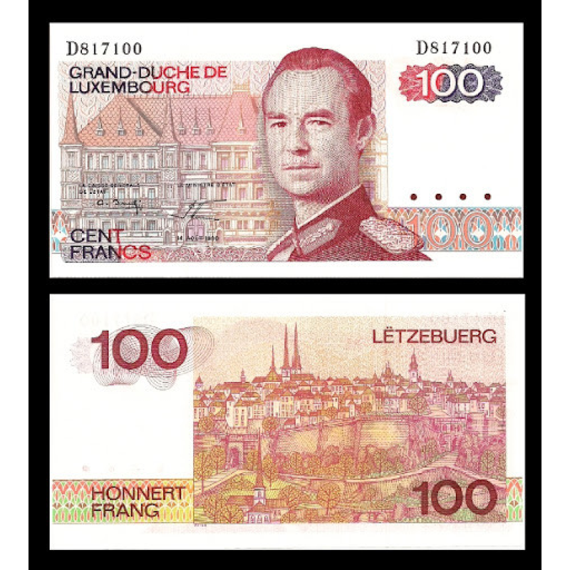 Люксембург / Luxembourg 100 Francs (1980) Pick 57а UNC Люксембург / Luxembourg 100 Francs (1980) Pick 57а UNC