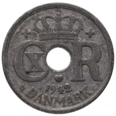 Монета 10 ере 1942, Данія