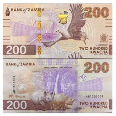 Замбія / Замбия / Zambia 200 Kwacha 2024(2025) Pick 66 UNC