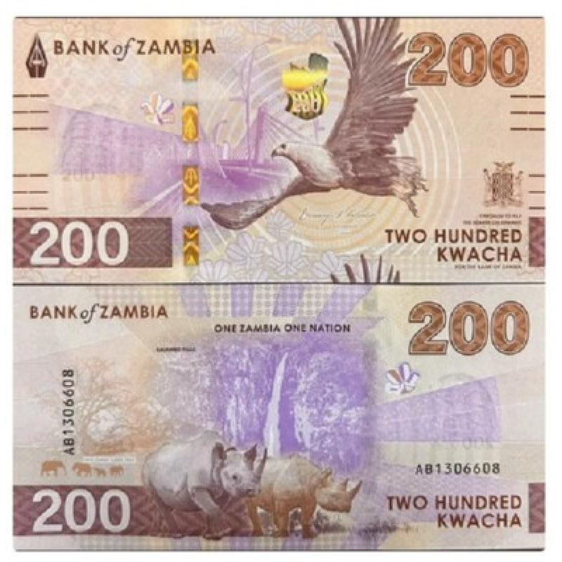 Замбія / Замбия / Zambia 200 Kwacha 2024(2025) Pick 66 UNC Замбія / Замбия / Zambia 200 Kwacha 2024(2025) Pick 66 UNC