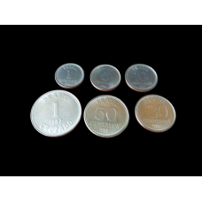 Brazil Бразилія набір 6 монет 1 5 10 20 50 Centavos 1 Cruzado 1986 — 1988 UNC