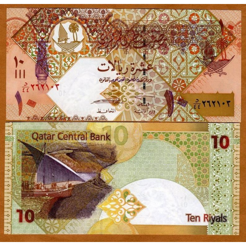 Катар / Qatar 10 Riyals (2008) Pick 30 UNC Катар / Qatar 10 Riyals (2008) Pick 30 UNC