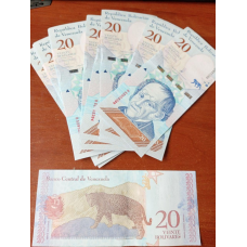 Venezuela Венесуела 20 Bolivares 2018 UNC