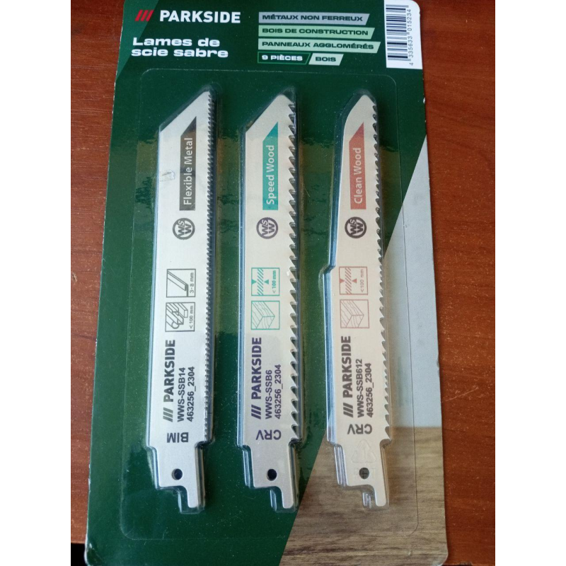 Полотна для сабельной пилы PARKSIDE, 9 шт. Применение: дерево, металл Германия Полотна для сабельной пилы PARKSIDE, 9 шт. Применение: дерево, металл Германия
