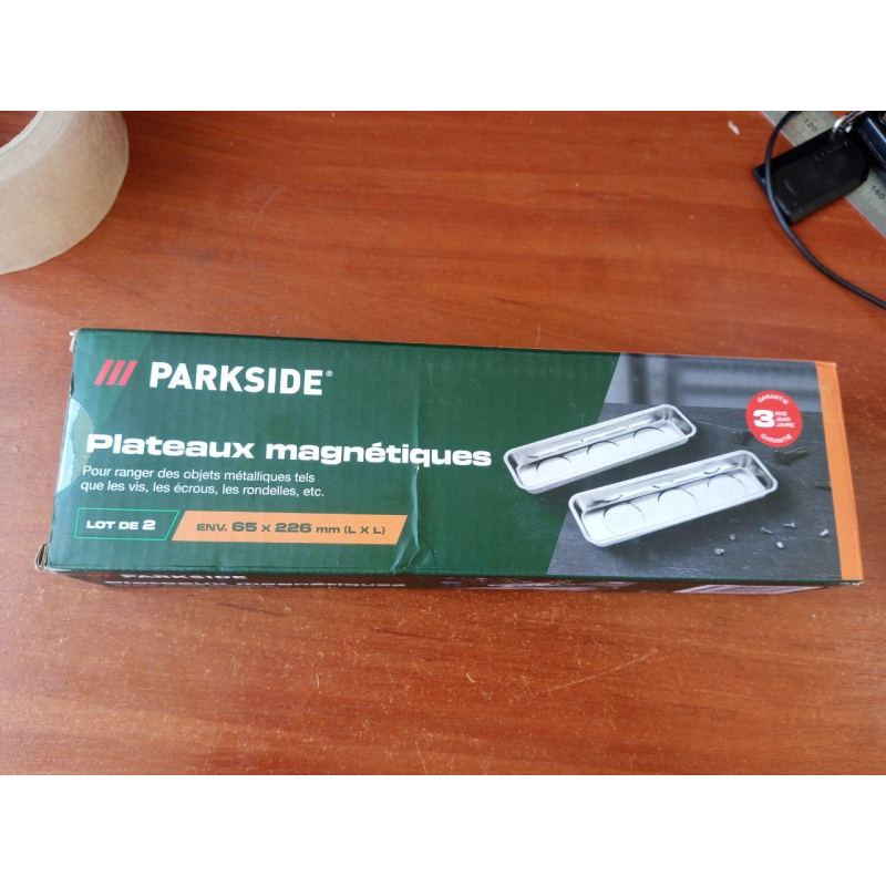 Магнітна тарілка для гайок PARKSIDE 65 x 226 мм  Набір 2шт.     Германия