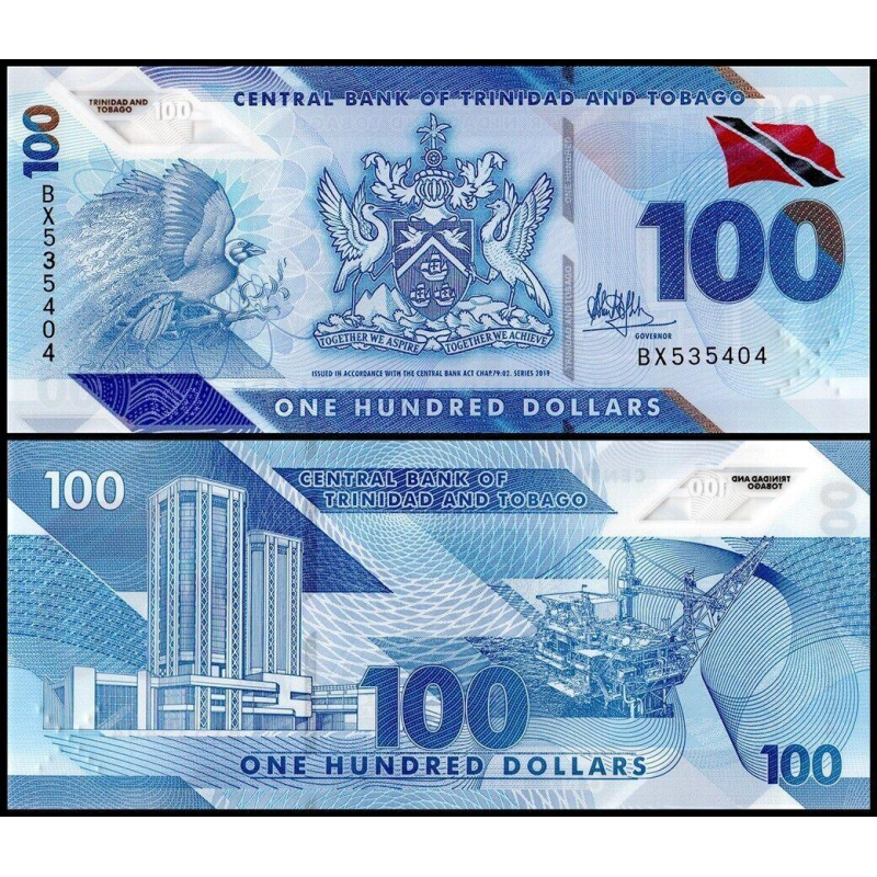 Тринідад та Тобаго / Тринидад и Тобаго / Trinidad and Tobago 100 Dollars 2020 Pick 65 UNC Тринідад та Тобаго / Тринидад и Тобаго / Trinidad and Tobago 100 Dollars 2020 Pick 65 UNC