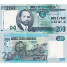 Мозамбік / Мозамбик / Mozambique 200 Meticais 2017 Pick 152b UNC