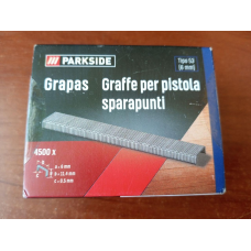 Набір скоб тип 53 (6 мм. 4500 шт) Parkside Німеччина